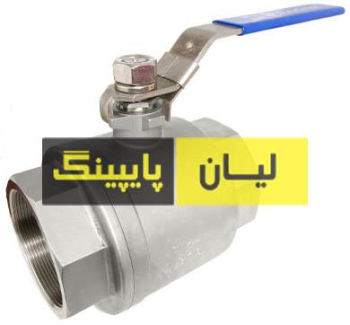 شیر گازی استنلس استیل 1000 وگ ساکت ولد دو تیکه استنلس استیل 316 اروپایی